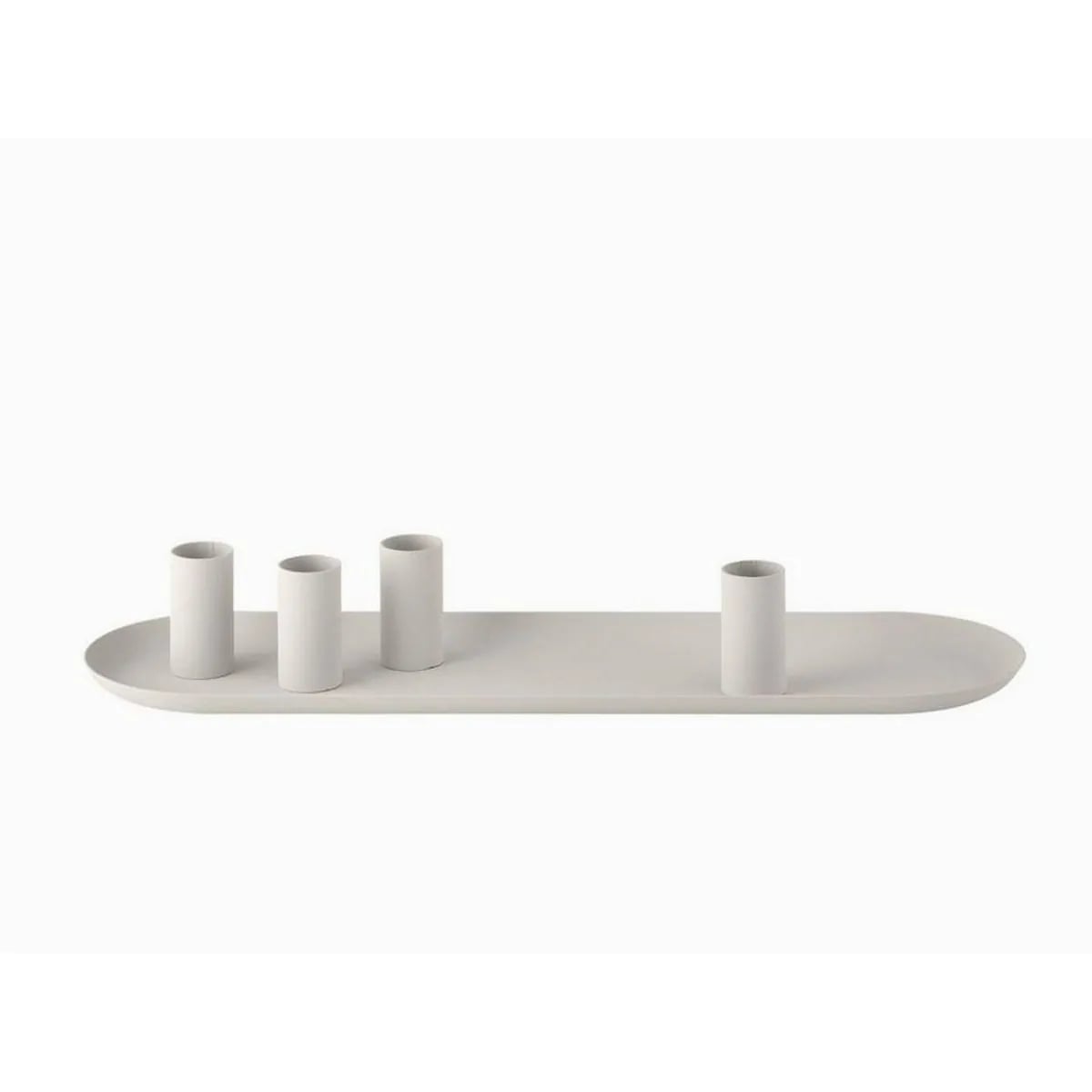 blomus LOHA Kerzenhalter, ovales Design, pulverbeschichteter Stahl, 37 cm