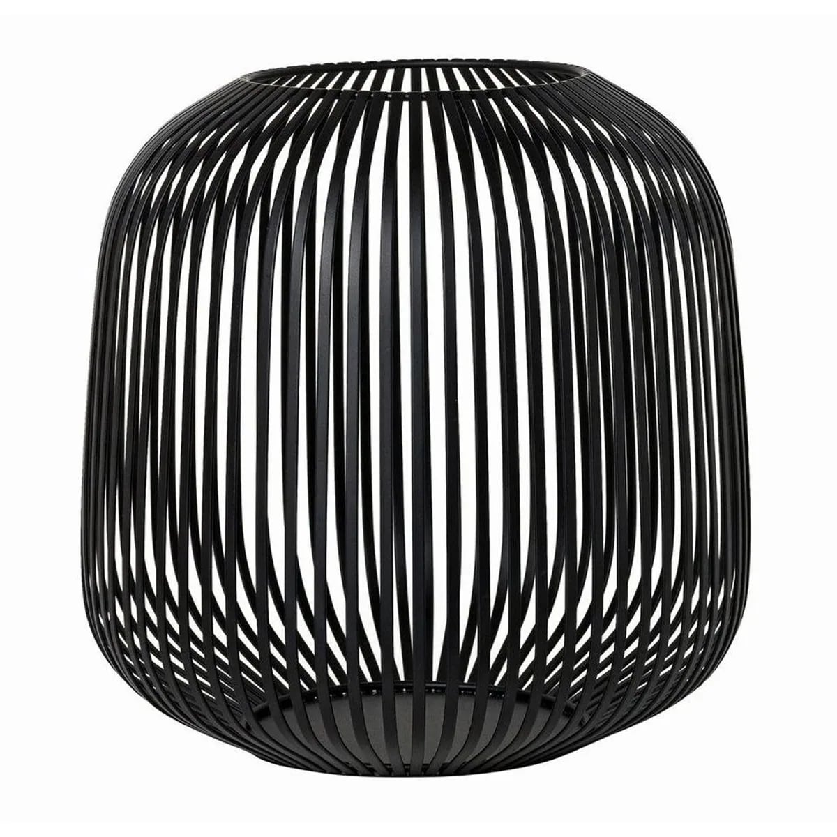 blomus LITO Laterne, stilvolles Design, stimmungsvolle Lichteffekte, pulverbeschichteter Stahl