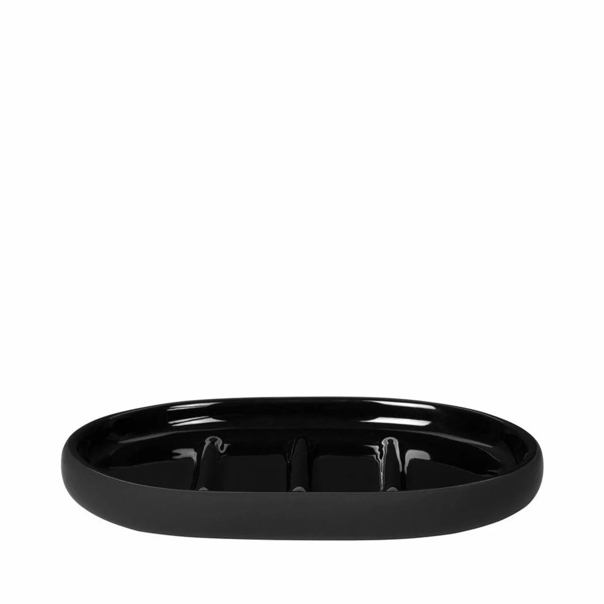 blomus SONO Seifenschale, elegantes Design, pflegeleichte Keramik, Soft-Touch-Oberfläche