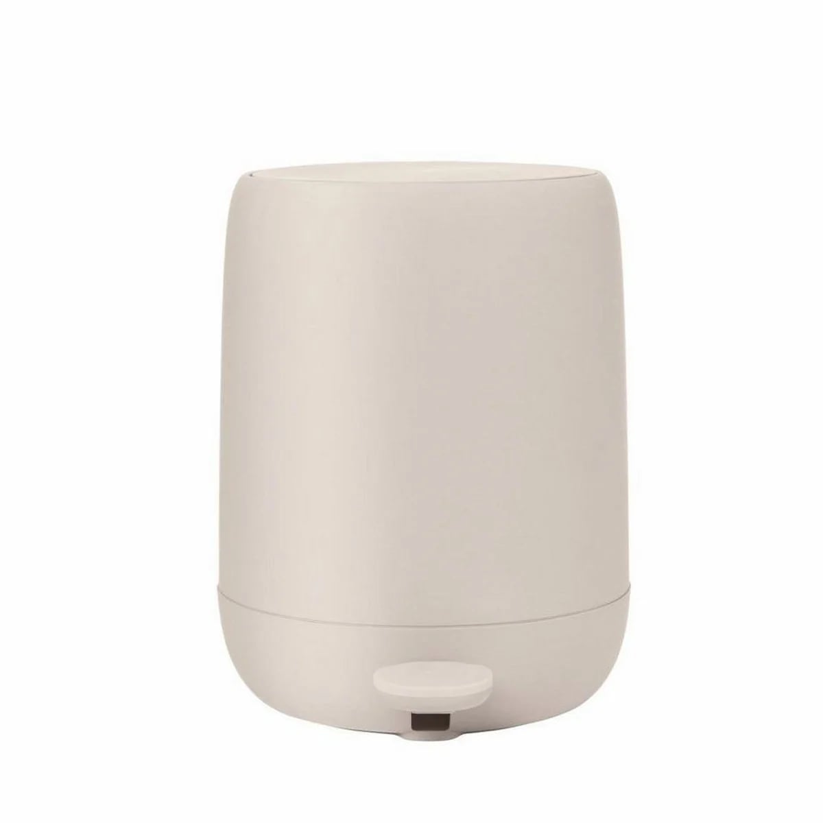 blomus SONO Treteimer, 3 l Volumen, Soft-Close-Funktion, elegante moonbeam Farbe