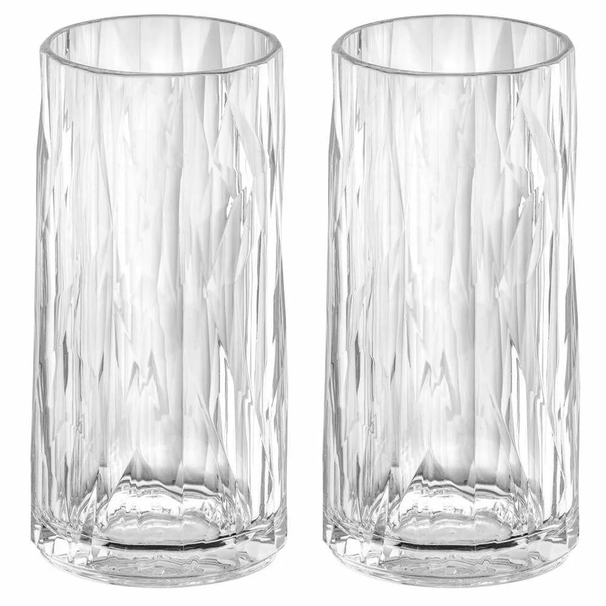 koziol Becher Superglas 2er-Set Club No. 8, bruchfest, spülmaschinengeeignet, 300 ml
