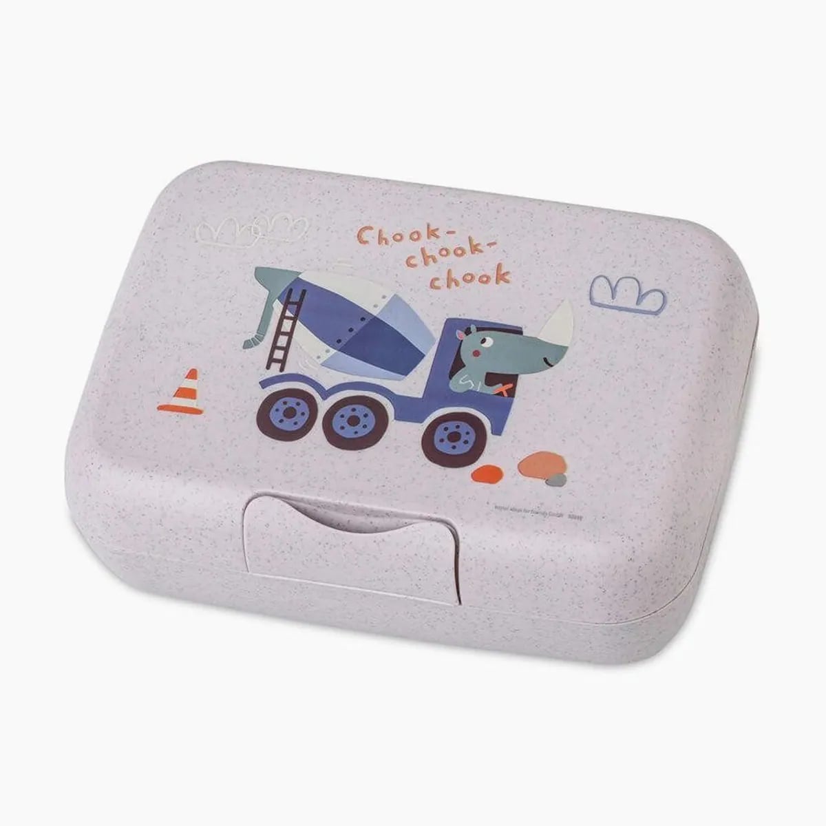 koziol Lunchbox Candy Trucks, praktische Trennschale, aus Biozirkulärem Kunststoff