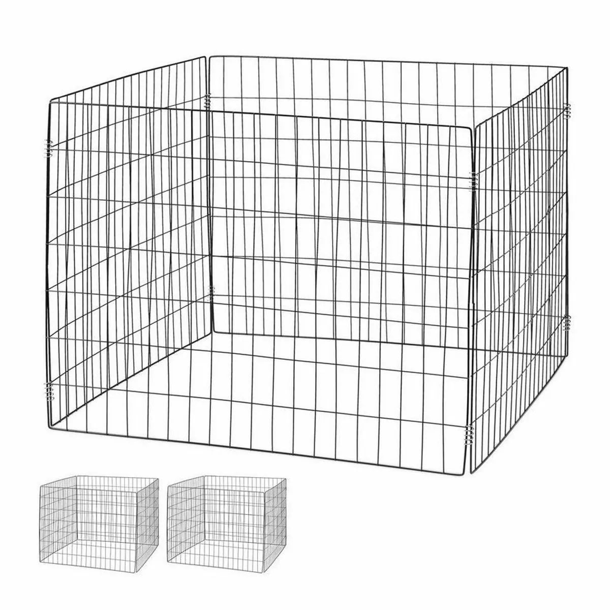 Relaxdays Komposter Metall 3er Set, 560 l Volumen, einfache Montage
